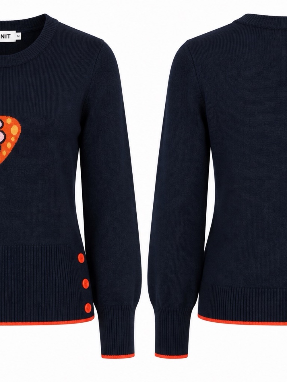 Women’s Navy Blue Knit Sweater